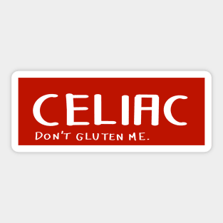 Celiac Sticker